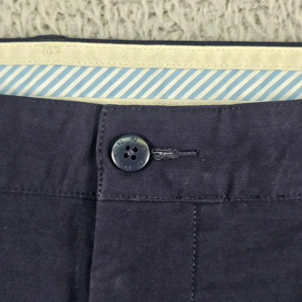 FootJoy Pants Mens 38x32 Blue Chino Golf Performance Stretch‎ Polyester